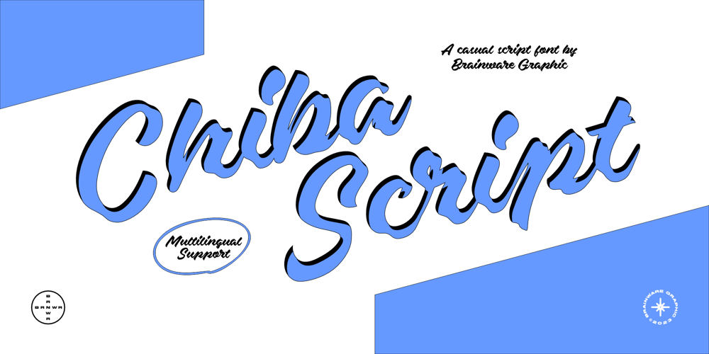 Chiba Script font
