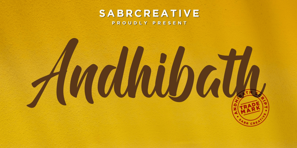 Andhibath font
