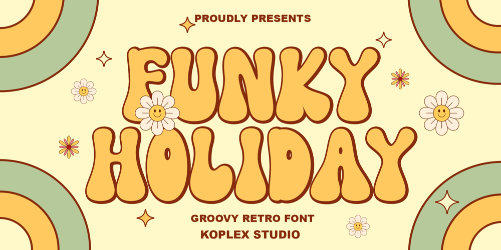 Funky Holiday font