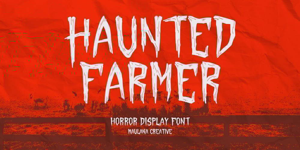 MC Haunted Farmer font