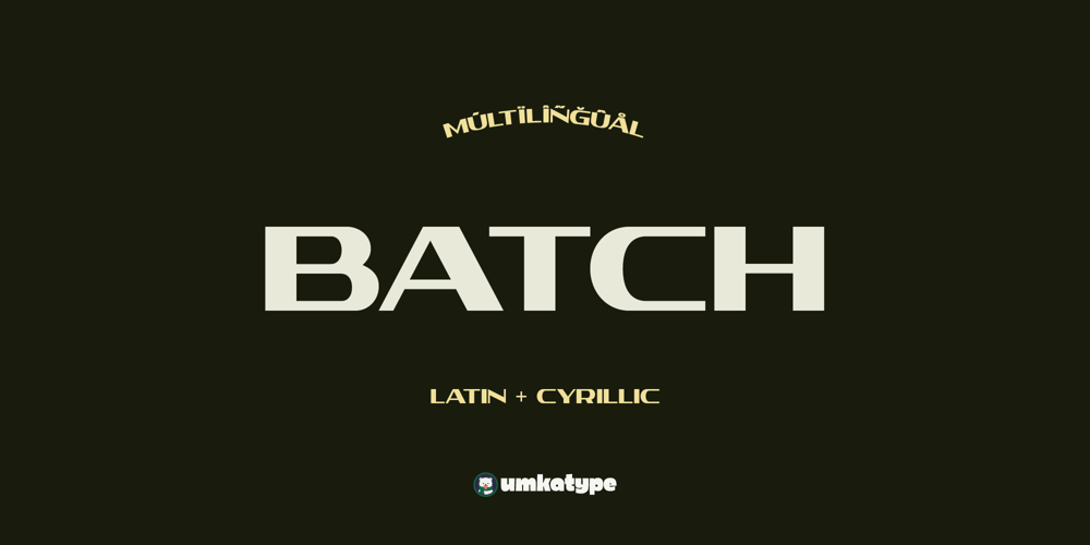 Batch font
