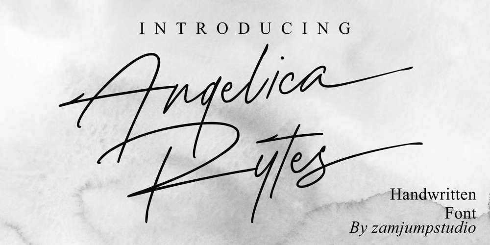 Angelica Rytes font