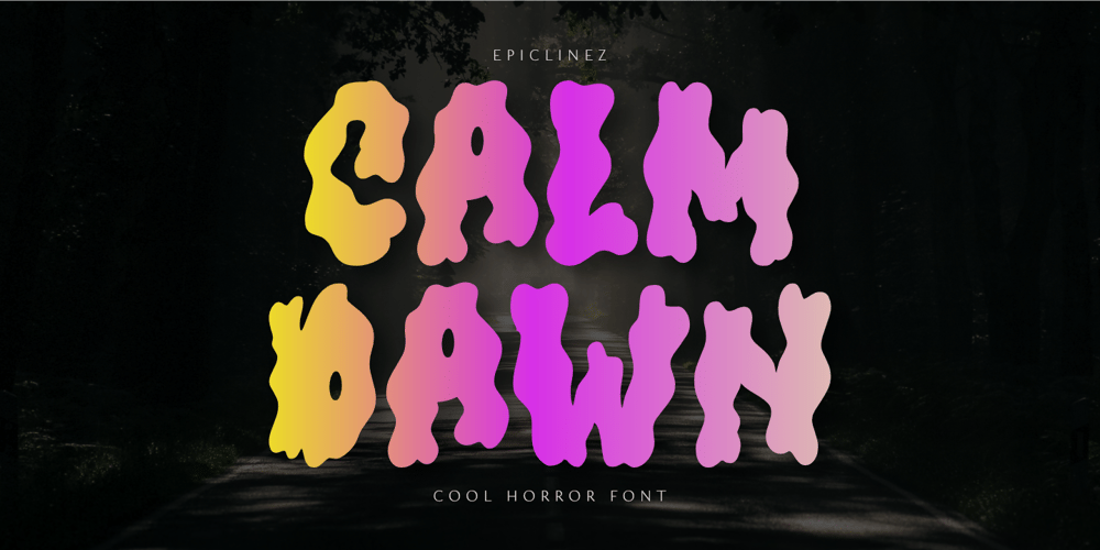 Calm Dawn font