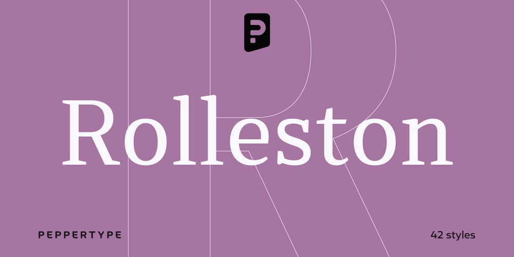Rolleston font