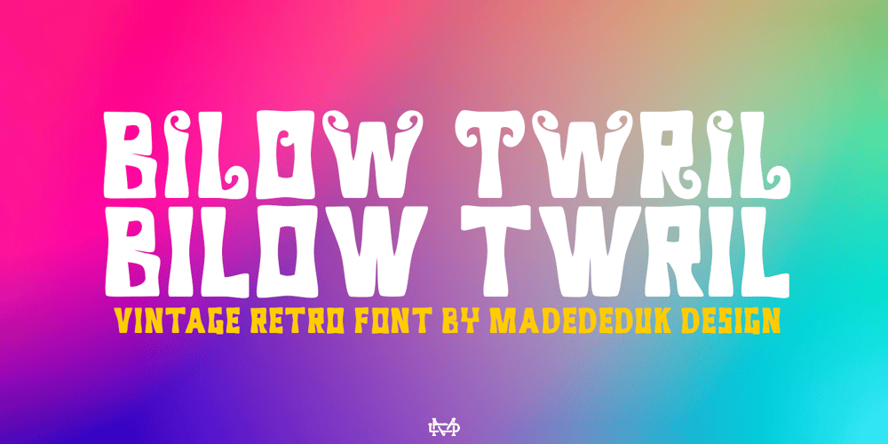 Billow Twril font