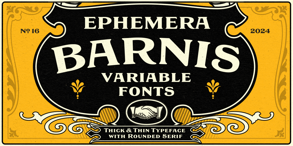 EFCO Barnis font