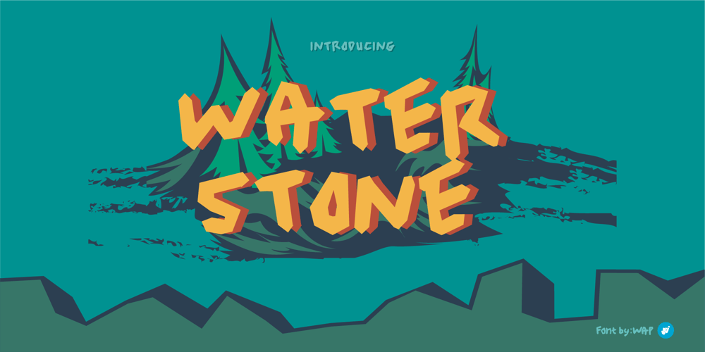 Water Stone font