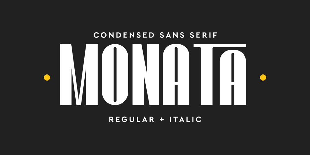 Monata font