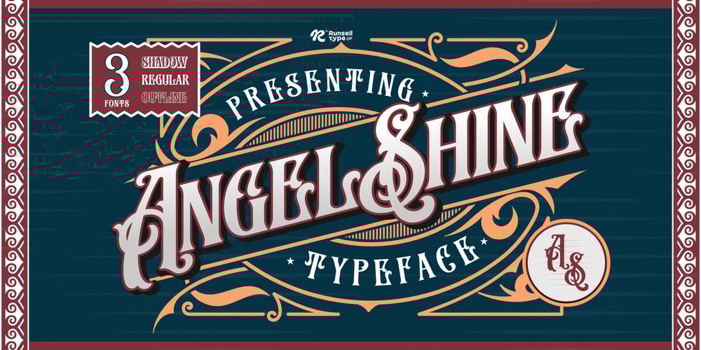 Angel Shine font