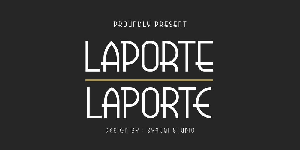 Laporte font
