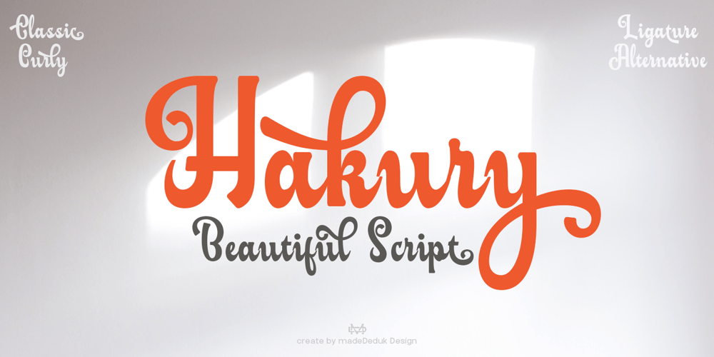 Hakury font