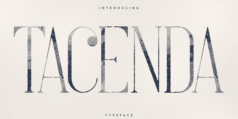 Tacenda VP font