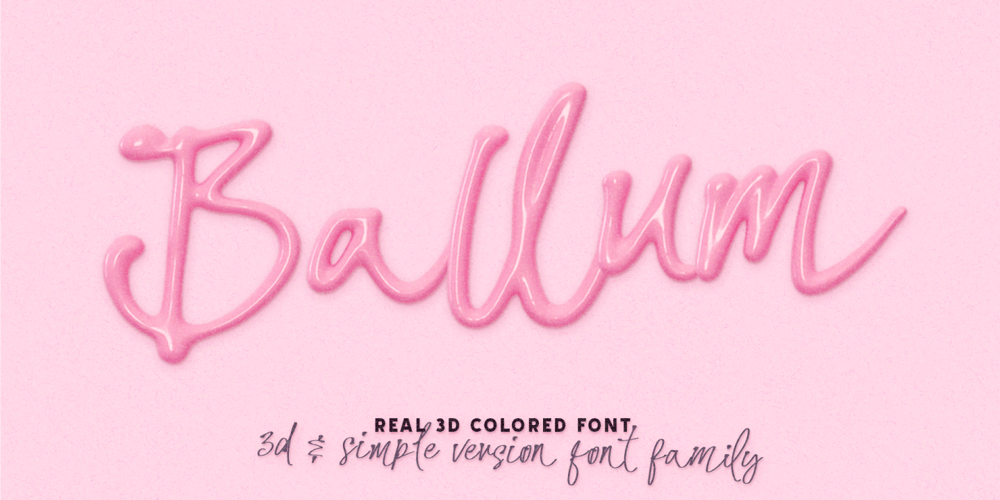 Ballum font