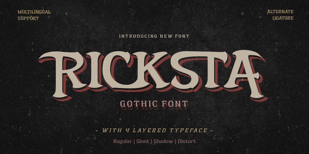 Ricksta font