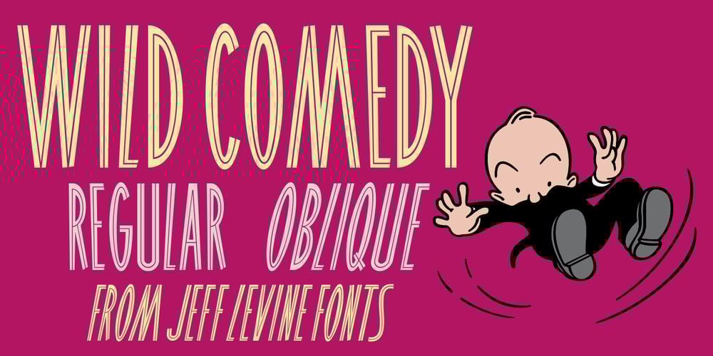 Wild Comedy JNL font