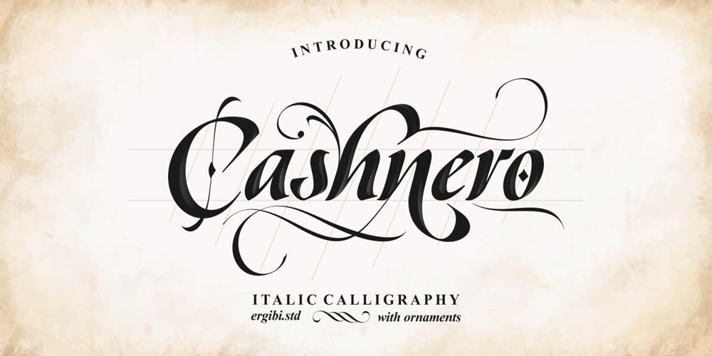 Cashnero font
