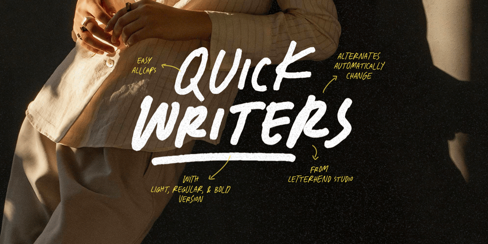 Quick Writers font