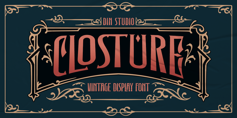Closture font