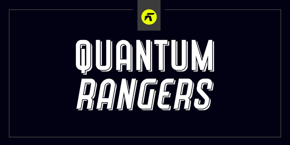 Quantum Rangers font