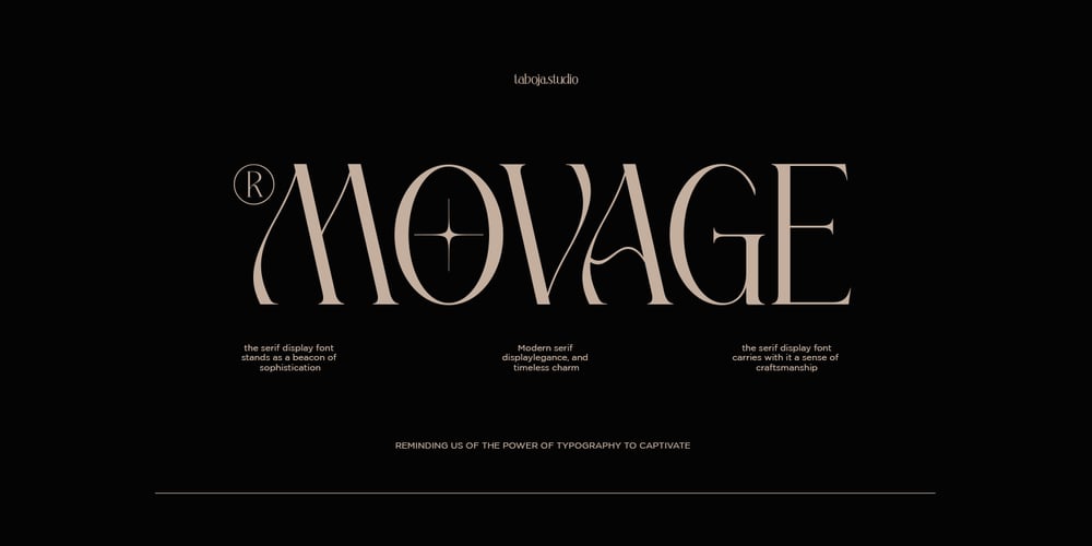 TBJ Movage Serif Display font