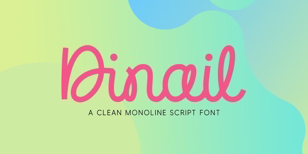 Dinail font