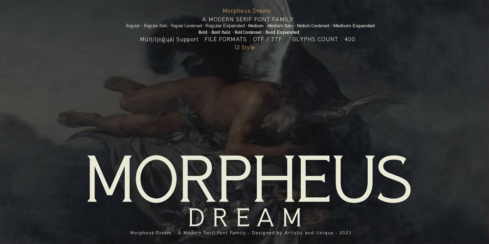 Morpheus Dream font