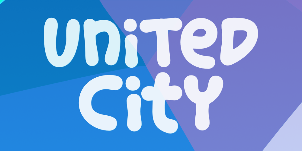 United City font