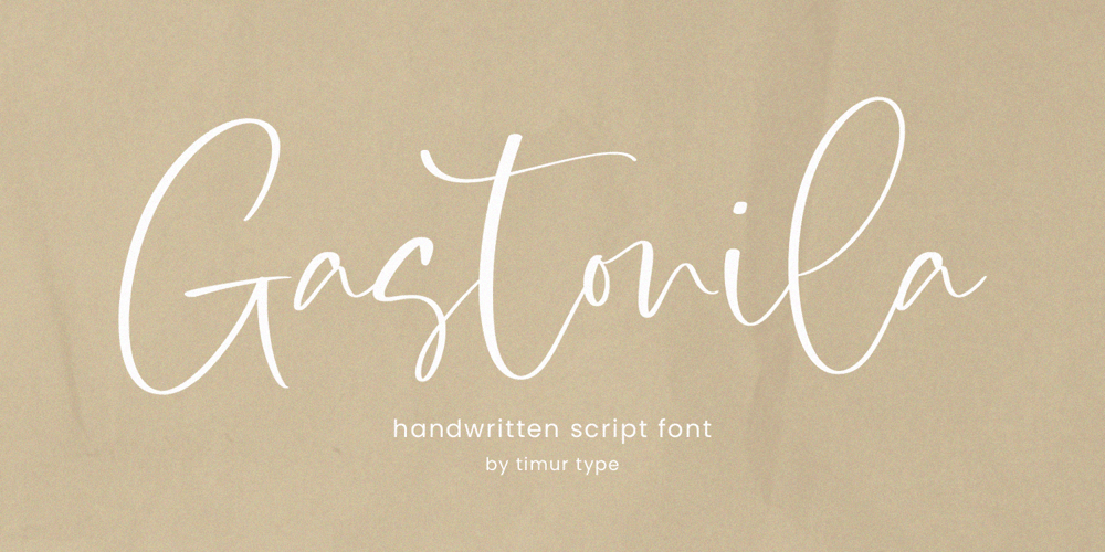 Gastonila font