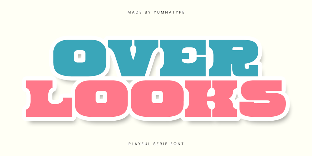 Over Looks font