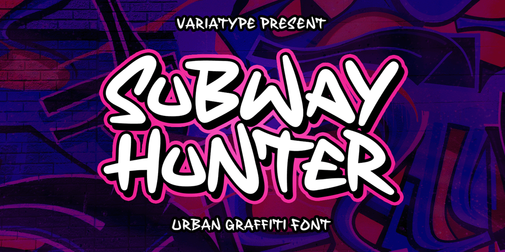 Subway Hunter font