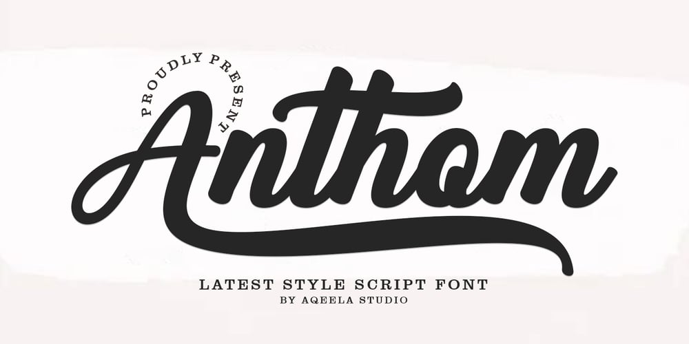 Anthom font