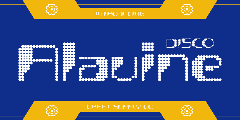Alavine Disco font