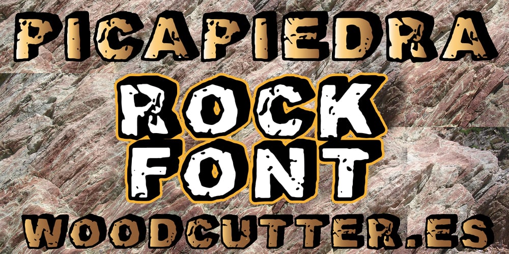 Picapiedra font