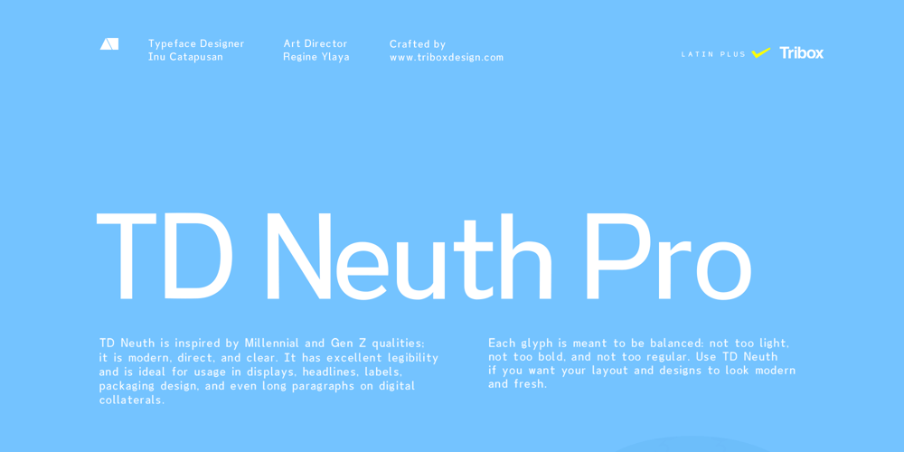 TD Neuth font