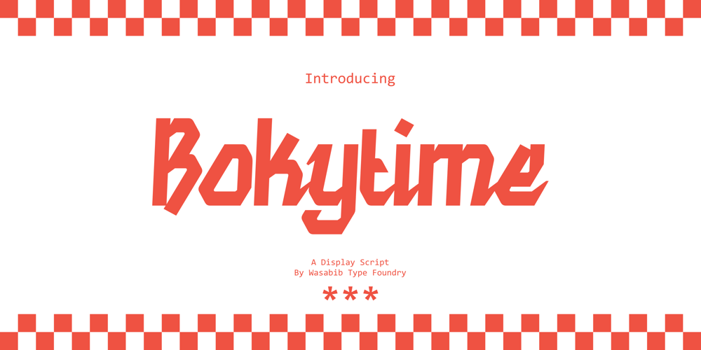 WTF Bokytime font
