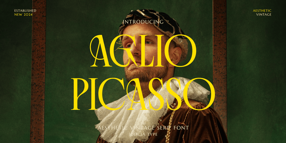 Aglio Picasso font