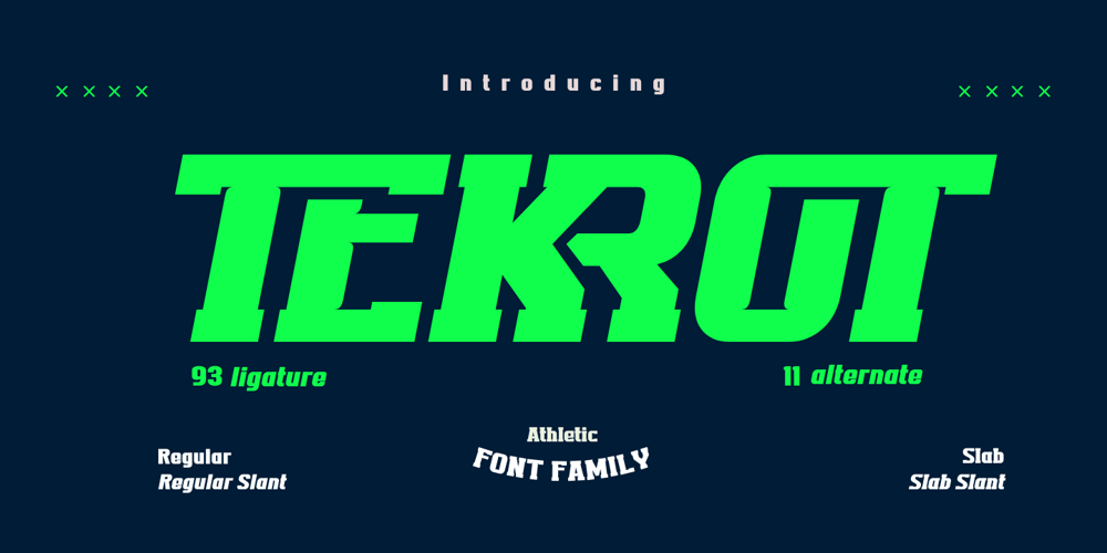 Tekrot font