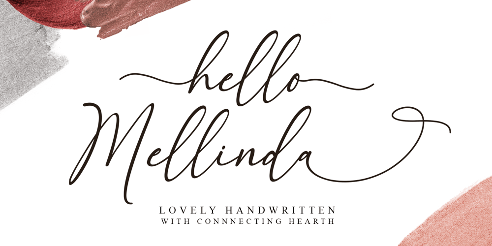 Hello Mellinda font