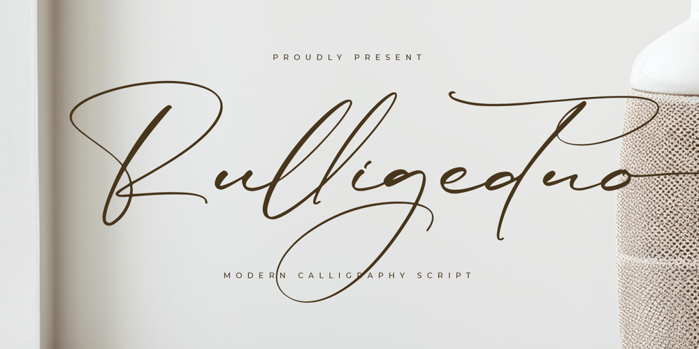 Rulligedro font