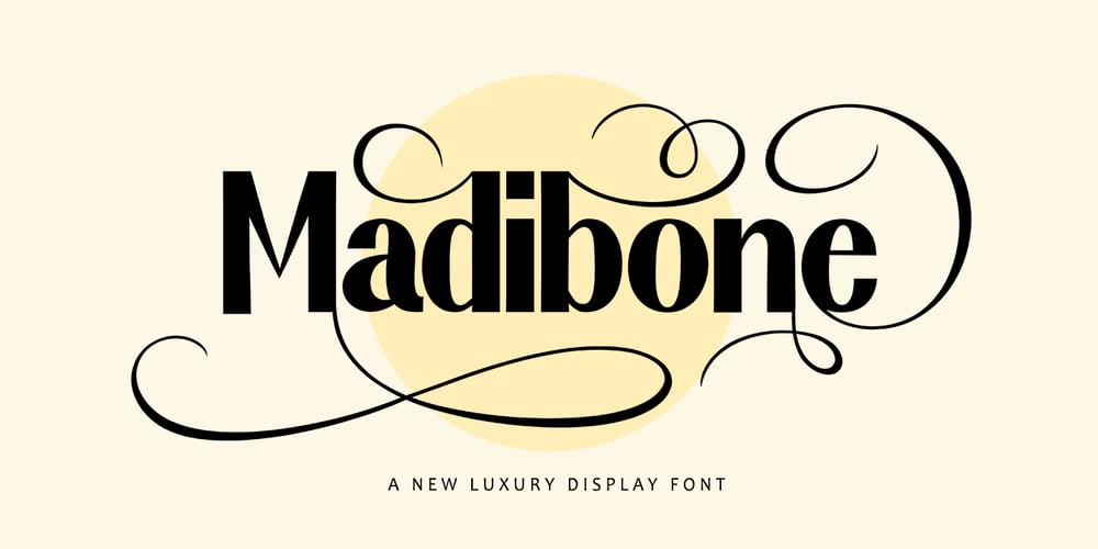 Madibone font