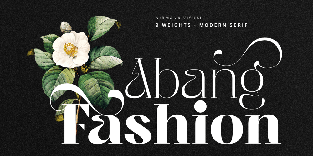 Abang Fashion font
