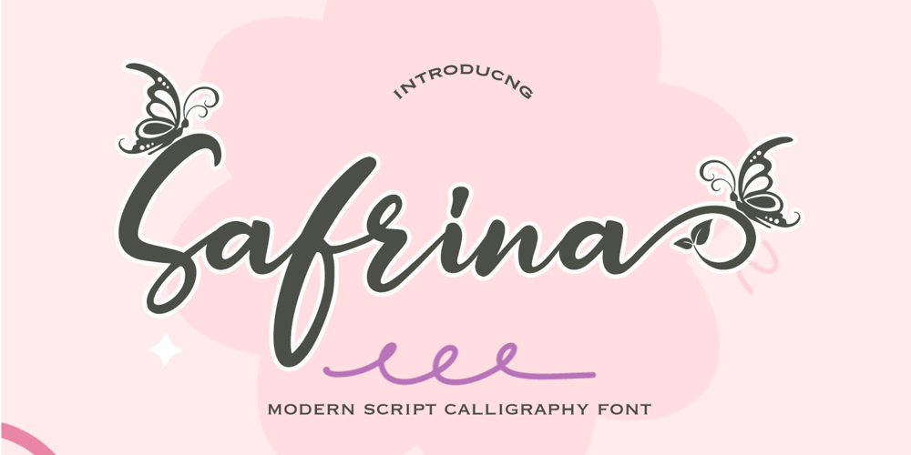 Safrina font