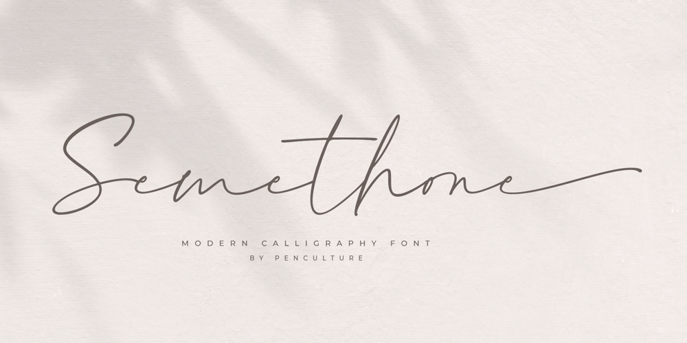 Semethone font