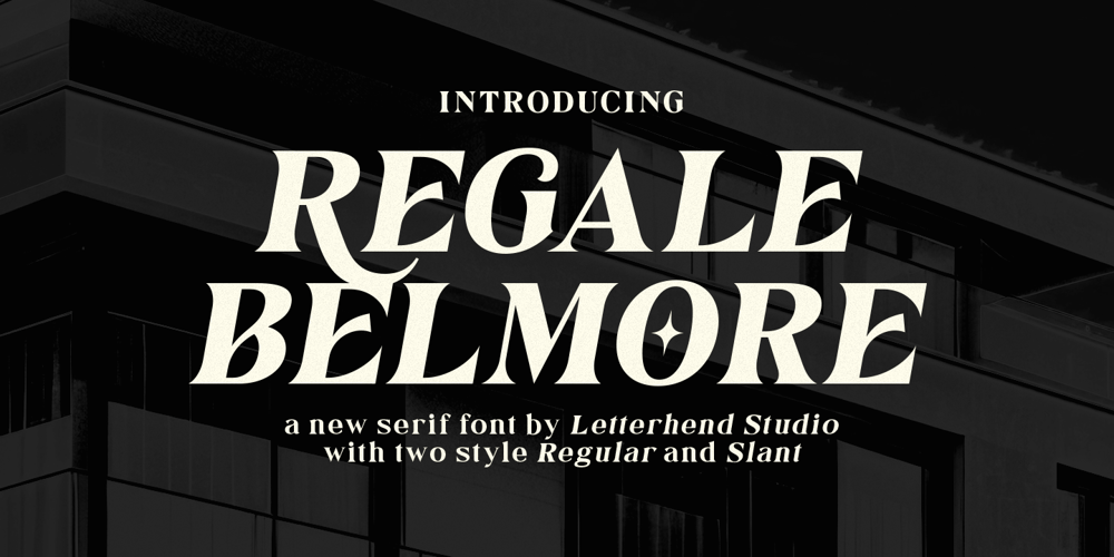 Regale Belmore font