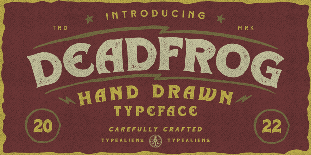Deadfrog font