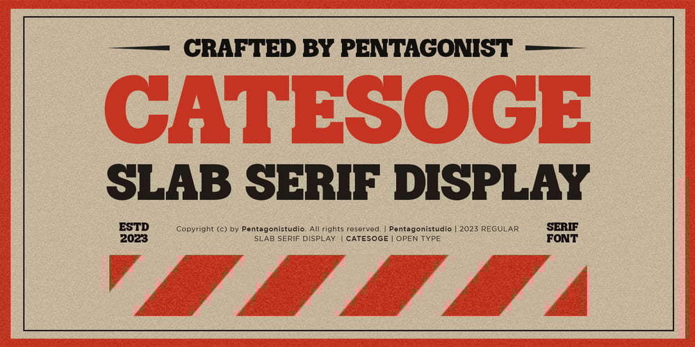 Catesoge PS font