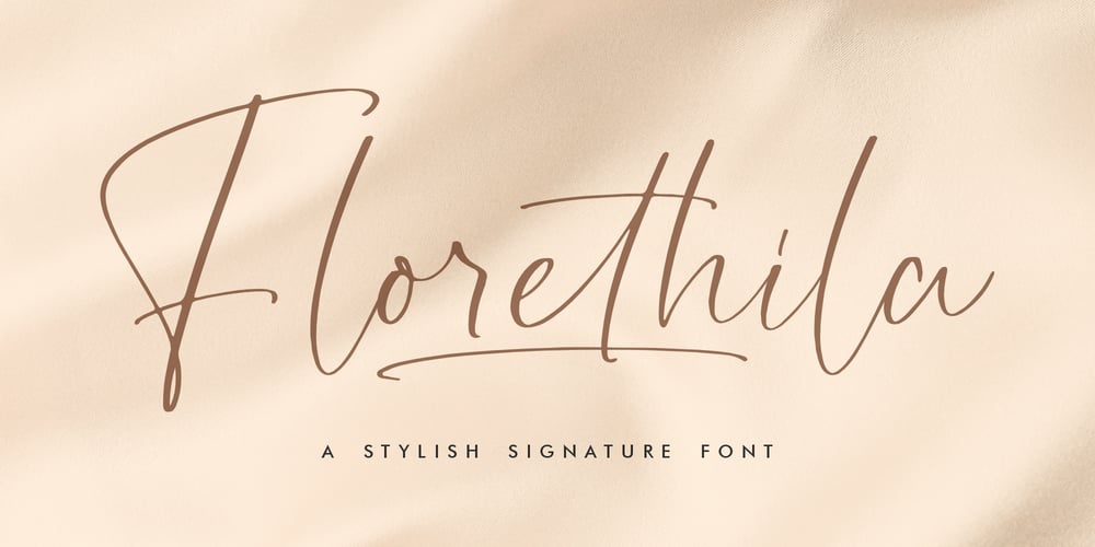 Florethila font