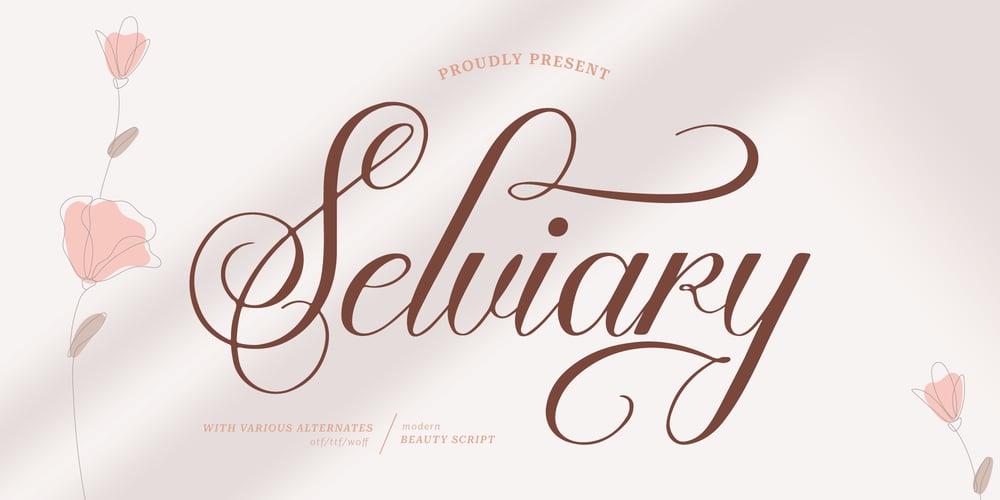 Selviary font