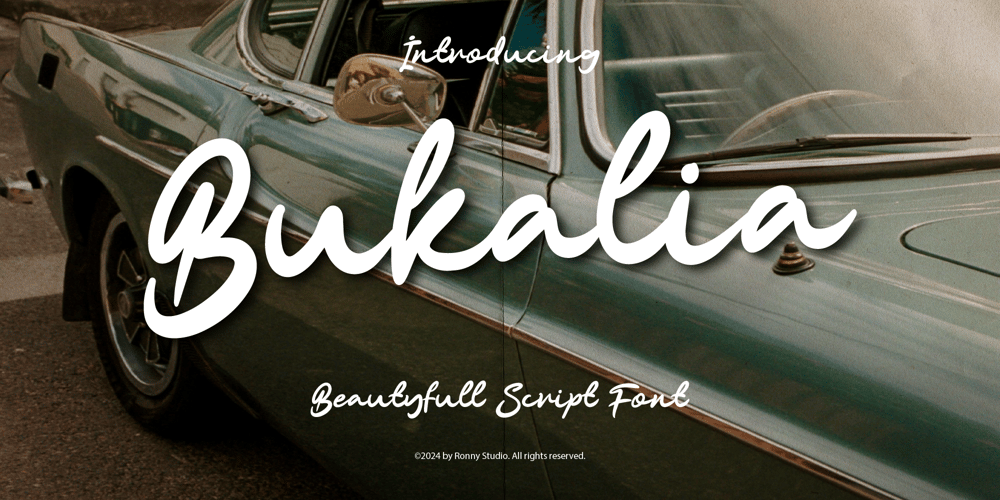 Bukalia font