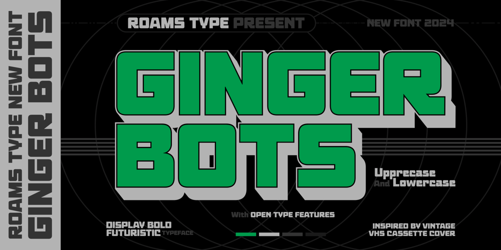 Ginger Bots font